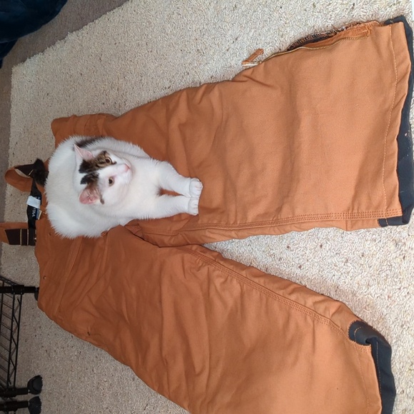 New Walls WORK WEAR Insulated LARGE 💯 Cotton Exterior Coveralls Overalls - Picture 4 of 14